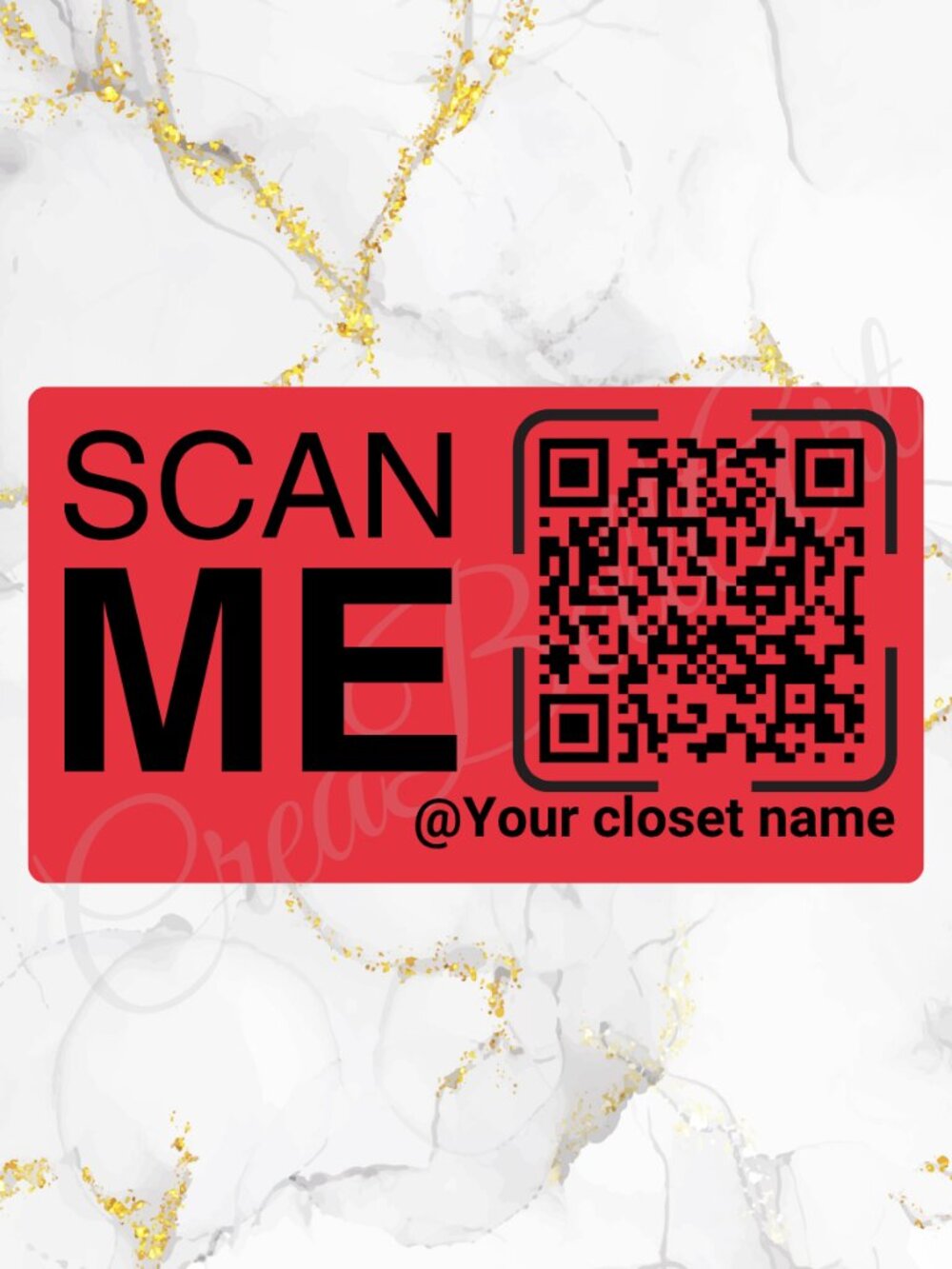 100 Thank you Stickers for Packaging Customizable QR | Small Business Labels - Picture 5 of 10